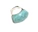 Faceted Silver Dome Ring in Russian Amazonite, Size Medium