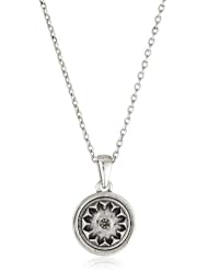 House of Harlow 1960 Silver-Plated Small Metal Sunburst Pendant Necklace