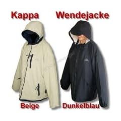 Kappa Wendejacke dunkelblau beige M+L