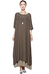 Cotton Spring Maxi Dress 