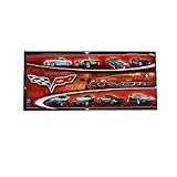 Chevrolet Corvette Generations Photoramics Framed Photograph - 9.5x21.75"