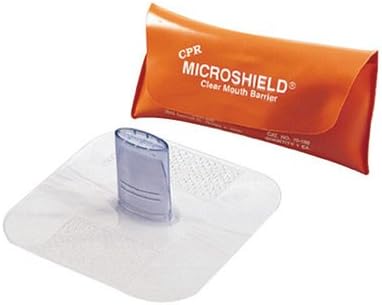 MDI 70-150 Microshield Regular CPR Rescue Breather (Plastic Pouch) (1/EA)