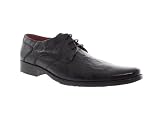 Hush Puppies Mens Black Leather Lace Up Formal Shoes
