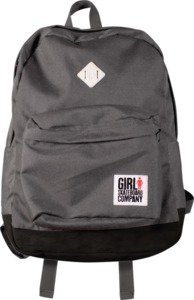 Girl Simple Grey Skate Backpack