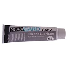 Novagard G662 General Purpose Lubricating, Protecting and Dielectric Silicone Compound, NSF61, 5.3 oz Tube