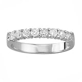 5/8 Carat Diamond & 14k White Gold Anniversary Wedding Ring