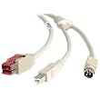 StarTech PUSBDYB24V10 10 Feet 24V to Hosiden+USB B PoweredUSB Cable