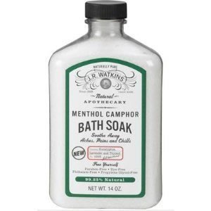 J.R. Watkins Naturals Apothecary Bath Soak, Menthol Camphor, 14 oz