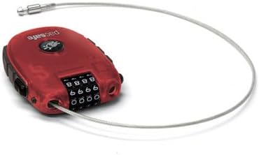 PacSafe 4 dial Retractable Cable Lock Retractasafe 250