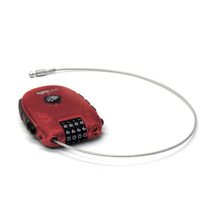 PacSafe 4 dial Retractable Cable Lock Retractasafe 250