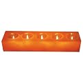 Ionic Crystal Hand-Carved Himalayan Salt 5-Candle Candleholder