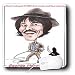 Londons Times Funny Panel Hollywood Cartoons - George Harrison Ford - Mouse Pads Image
