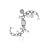 DKNY Ladies Crystal set Charm Watch