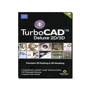 Turbo Cad Deluxe V.15 2D and 3D Precision Design by IMSI