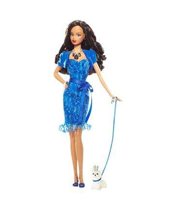 31jVKUTF6tL Miss Sapphire African American Barbie Birthstone Beauties Collection September by Mattel L7581
