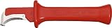 Knipex 98 55 SB Abmantelungsmesser mit Gleitschuh 155 mm