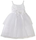 Us Angels Girls 2-6x Toddler Ballerina Inspired Dress - White - 2T