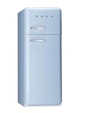 Smeg FAB30AZS7 K&uuml;hlschrank / A+ / 168 cm H&ouml;he / 266 kWh/Jahr / 242 L K&uuml;hlteil / 68 L Gefrierteil / pastellblau, linksanschlag