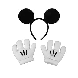 Elope Mickey Mouse Ears and Gloves Set