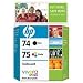 Genuine HP 74, HP 75 Ink Cartridges, HP CC659FN - 2 Pack