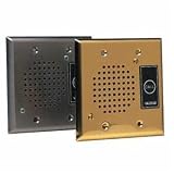 VALCOM Talkback Doorplate Spkr BRASS (VC-V-1072ABRASS)