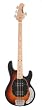 Ernie Ball Music Man Stingray 4 Bass, Vintage Sunburst, Double Humbucker, Maple Board