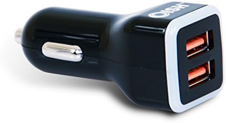 Oish Rapid Dual Car USB Charger with QC 2.0 for iPhone, Samsung Galaxy and Android Smartphones