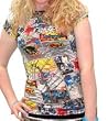 Celebrity Babe Womens MAGAZINE T-Shirt Celebrity Babe Womens MAGAZINE T-Shirt