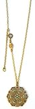 31jVtJSF2dL. SL160  Catherine Popesco 14K Gold Plated Necklace with Pacific Opal and Light Colorado Topaz Swarovski Crystal Filigree Medallion Pendant