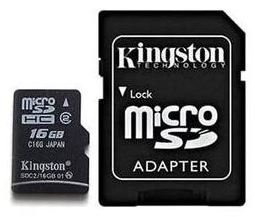 Professional Kingston MicroSDHC 16GB (16 Gigabyte) Card
