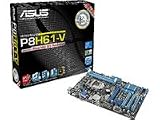 Asus P8H61-V Rev.3.0 Mainboard Socket1155 (ATX Intel H61 (B3), 2x DDR3 Speicher, 1333MHz)