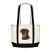 Silkscreen Tote Bag with Rottweiler