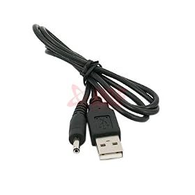 USB to 3.5mm Barrel Jack 5V DC Power Cable by 