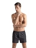 Hanro Mens Pure Woven Boxer With Fly