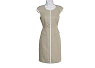 Petite Linen Sheath  Dress