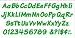 READY LETTERS 4 INCH ITALIC GREEN
