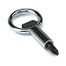 Screwpop 4-in-1 Keychain Tool Chrome with Black Tool Bit