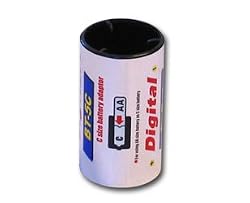 10 pcs C-shell Battery Adapters for AA batteries
