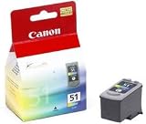 Electronics : Canon CL 51 - Ink tank - 1 x colour (cyan, magenta, yellow) - 330 pages