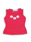 Wild Mango - Toddler Girls Ribbed Sleeveless Top, Red, Pink