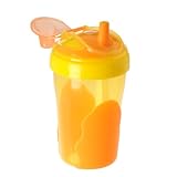 VitalBabyToddlerStrawCup,Orange,10Ounce