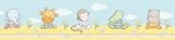 Dinico 0035232032 - Zoo Baby, Tapetenbord�re