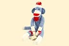 Blue Sock Monkey