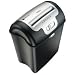 Rexel 2101340 Shredder V65 Compactor Partikelschnitt, 4x34 mm, schwarz/silber