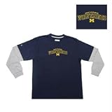 Michigan Wolverines NCAA Danger Youth Tee (Navy) (X-Large)