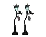 Lemax Spooky Town Village Creepy Lamp Post 2-Piece Set #74587