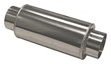 4" Inlet/Outlet x 6" OD x 14" OAL Vibrant Aluminum Race Muffler