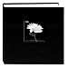 Pioneer 200 Pocket Fabric Frame Cover Photo Album, Deep Black