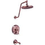 Danze D502057ACT Opulence Tub and Shower Trim Kit, Antique Copper, Valve Not Included