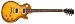 Gibson Les Paul Studio Baritone Electric Guitar, Honey Burst